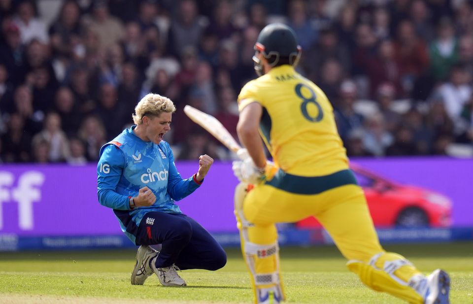 Jacob Bethell dismissed Mitchell Marsh (Danny Lawson/PA)