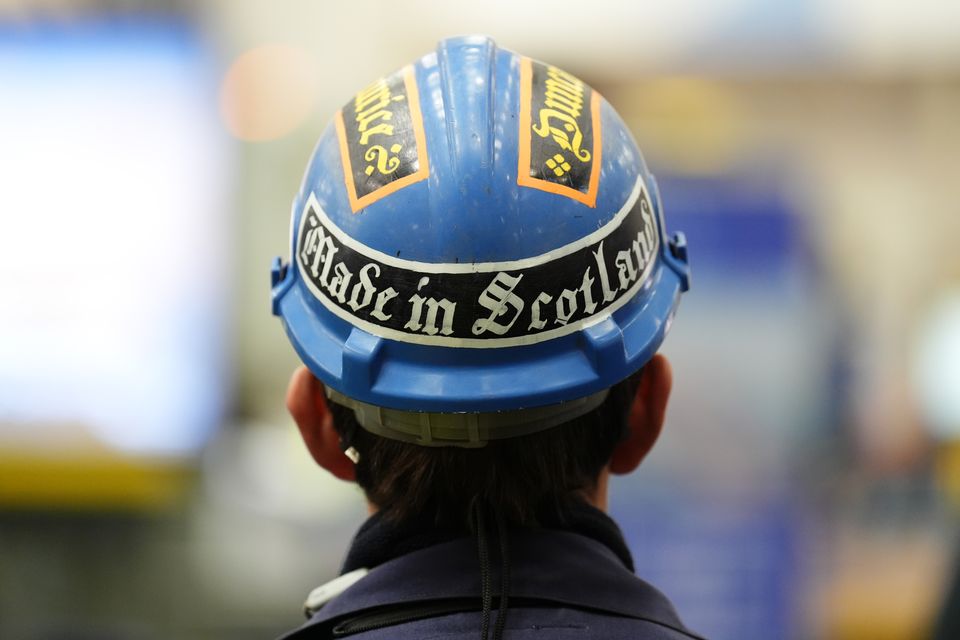 Five frigates are being built at Rosyth in Fife (Andrew Milligan/PA)