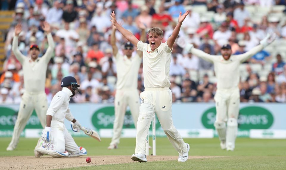 Sam Curran starred in England’s Test series win over India in 2018 (Nick Potts/PA)