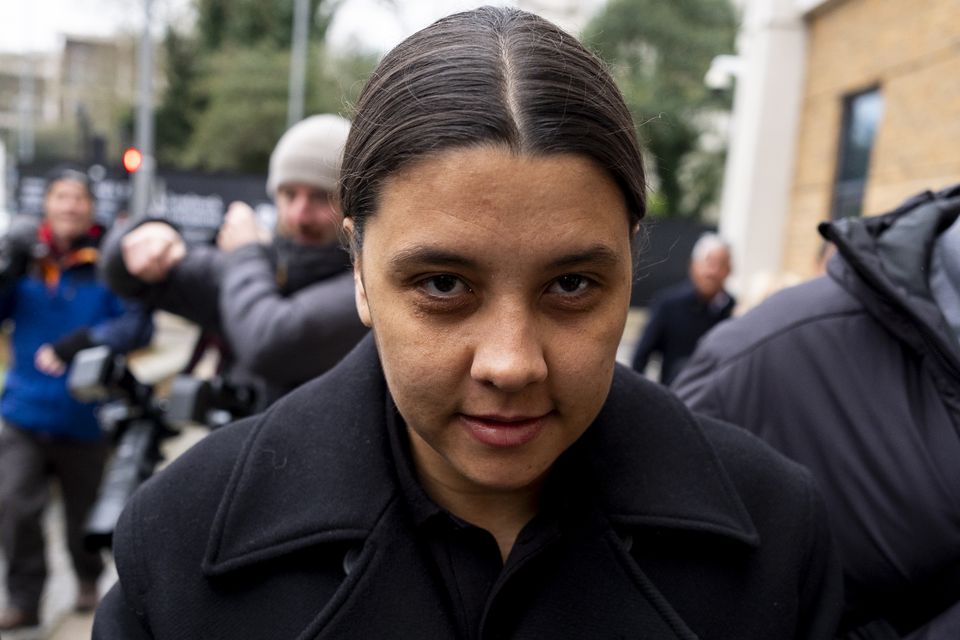 Chelsea and Australia striker Sam Kerr denies racially aggravated harassment of a police officer (Jordan Pettitt/PA)