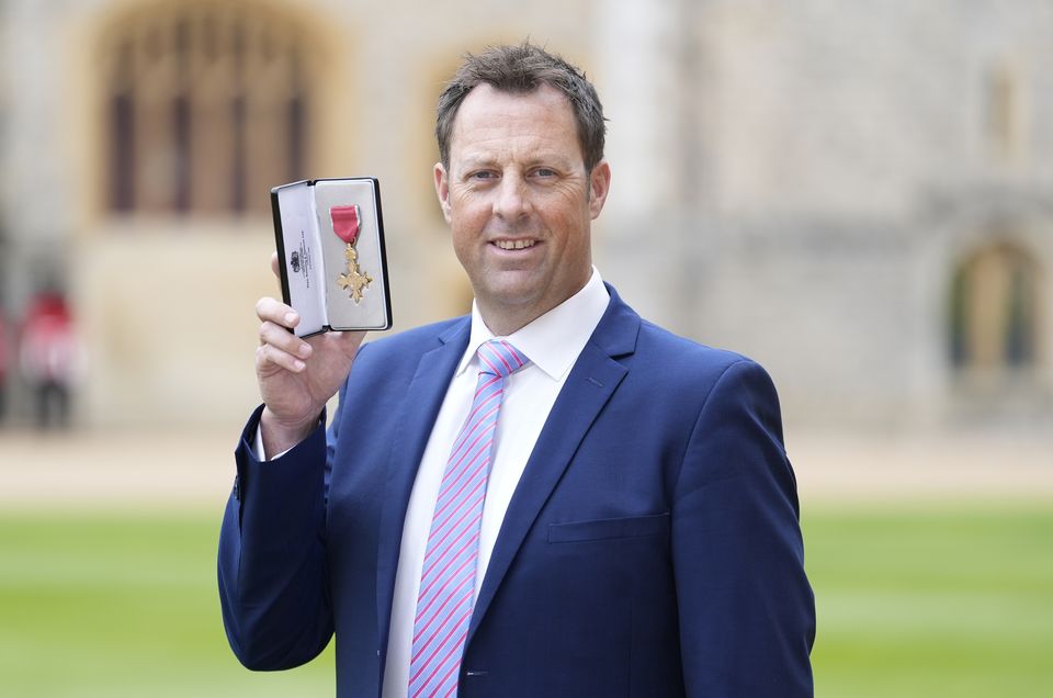 Marcus Trescothick was made an OBE in April (Andrew Matthews/PA)