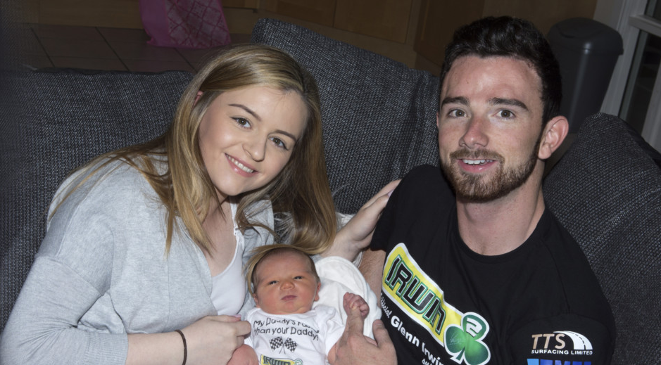 Biker Glenn Irwin's new baby boy 'was best thing in the world