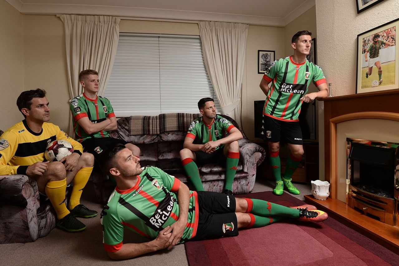 Glentoran best sale new kit