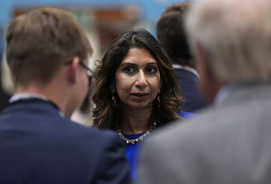 Former Attorney General Suella Braverman went to the High Court to block the BBC programme (Andrew Matthews/PA)