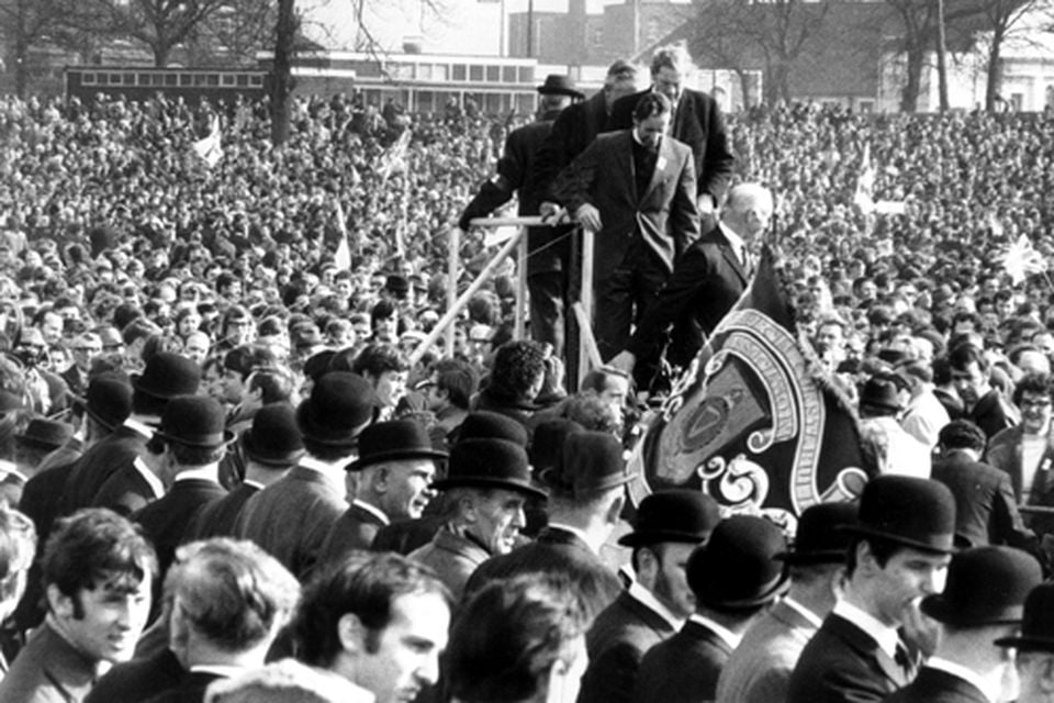 Simple handshake provides a shaft of hope amid Northern Ireland’s ...