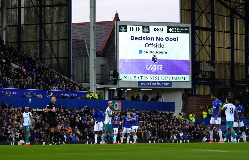 VAR has become a major part of the game (Peter Byrne/PA)