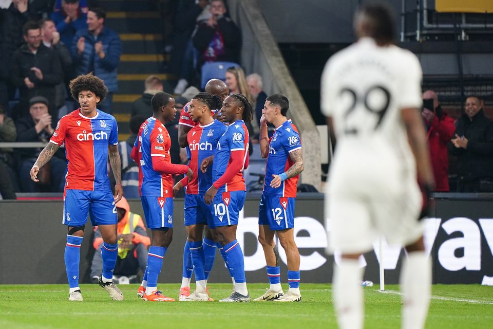 Manchester United were hammered on their last visit to Palace (Zac Goodwin/PA)