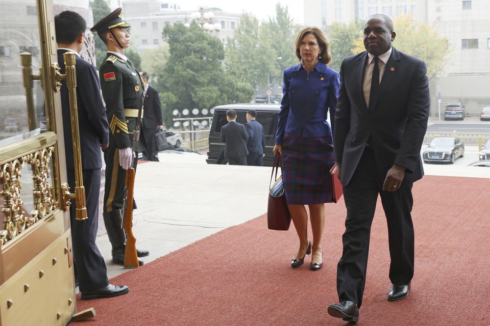 David Lammy’s visits to Indonesia and South Korea follow meetings with senior Chinese ministers in Beijing (Florence Lo/Pool Photo via AP)