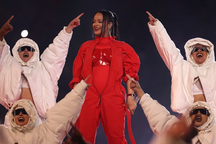 Rihanna wearing NI designer’s boiler suit tops list of 10 best dressed stars of 2023 #Rihanna