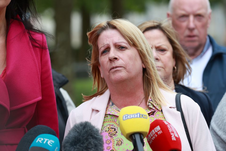 Martina Dillon, whose husband, Seamus Dillon, was gunned down by the Loyalist Volunteer Force (Liam McBurney/PA)