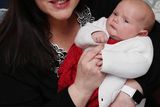 thumbnail: @Press Eye Ltd Northern Ireland- 8th  January  2016
Mandatory Credit -Brian Little/ Presseye

Belfast Telegraph 
Radio Ulster Presenter Kerry McLean with four-week-old Eve.

Picture by Brian Little/Presseye
