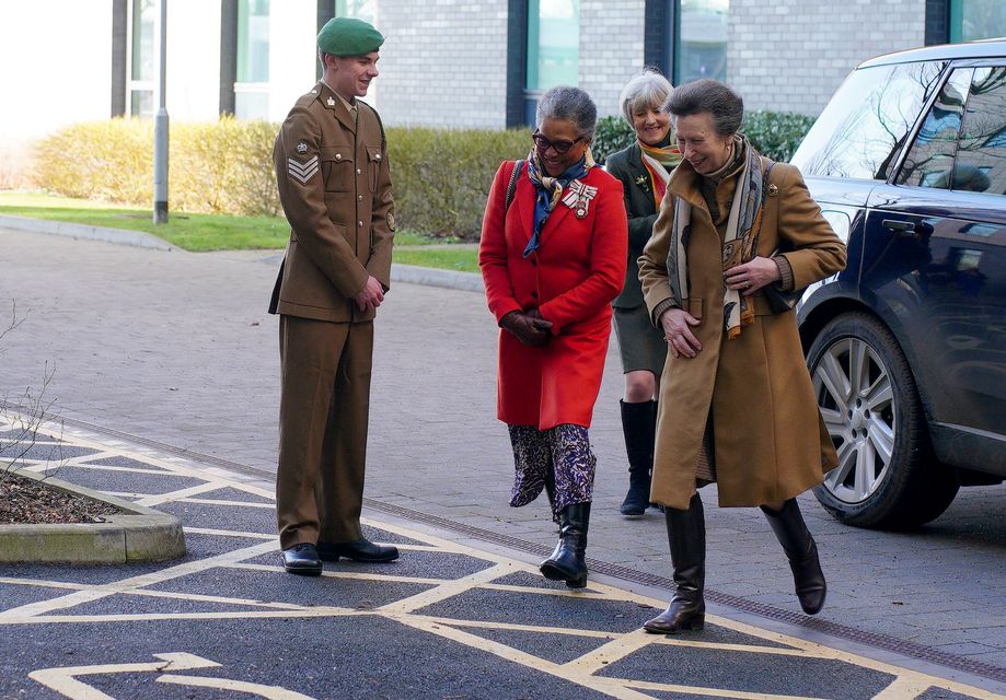 Anne drove herself to Southmead Hospital to meet the staff who cared for her last year (Ben Birchall/PA