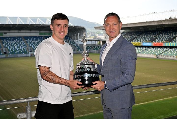I can’t wait to play for Ruaidhri Higgins, says Coleraine-bound Joel Cooper after Ulster Footballer of the Year delight