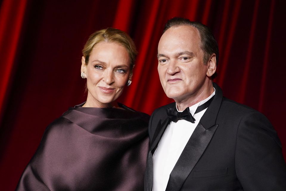 Uma Thurman and Quentin Tarantino (Jordan Strauss/Invision/AP)