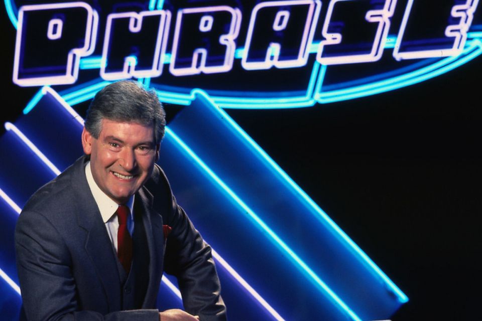 Roy in the early days of Catchphrase
