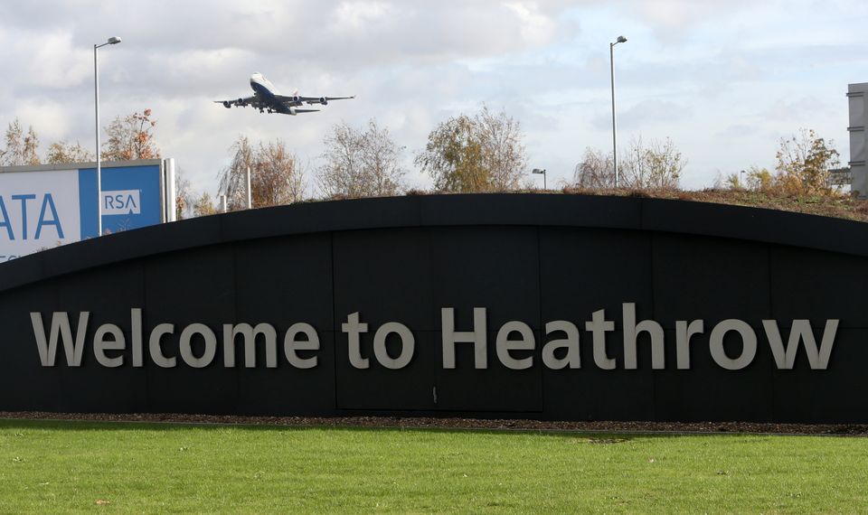 Heathrow Airport (Steve Parsons/PA)