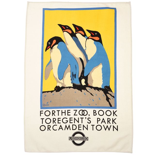 Poster tea towel, £5.95, Rex London