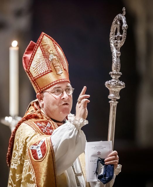 Stephen Cottrell during his enthronement as the 98th Archbishop of York (Danny Lawson/PA)