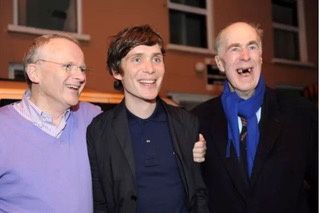 Cillian Murphy with Brendan Murphy (left) and Michael O'Sullivan (right) at the Phoenix