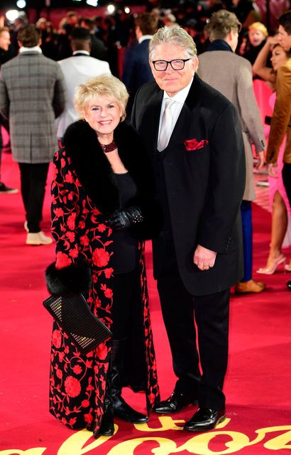 Gloria Hunniford and Stephen Way arriving for the ITV Palooza held at the Royal Festival Hall, Southbank Centre, London November 12, 2019. Photo credit: Ian West/PA Wire