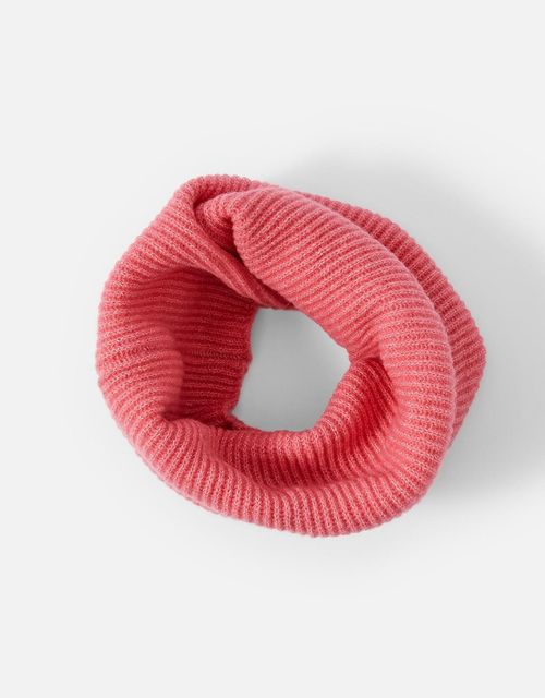 Pink Plain Snood, £16, Accessorize