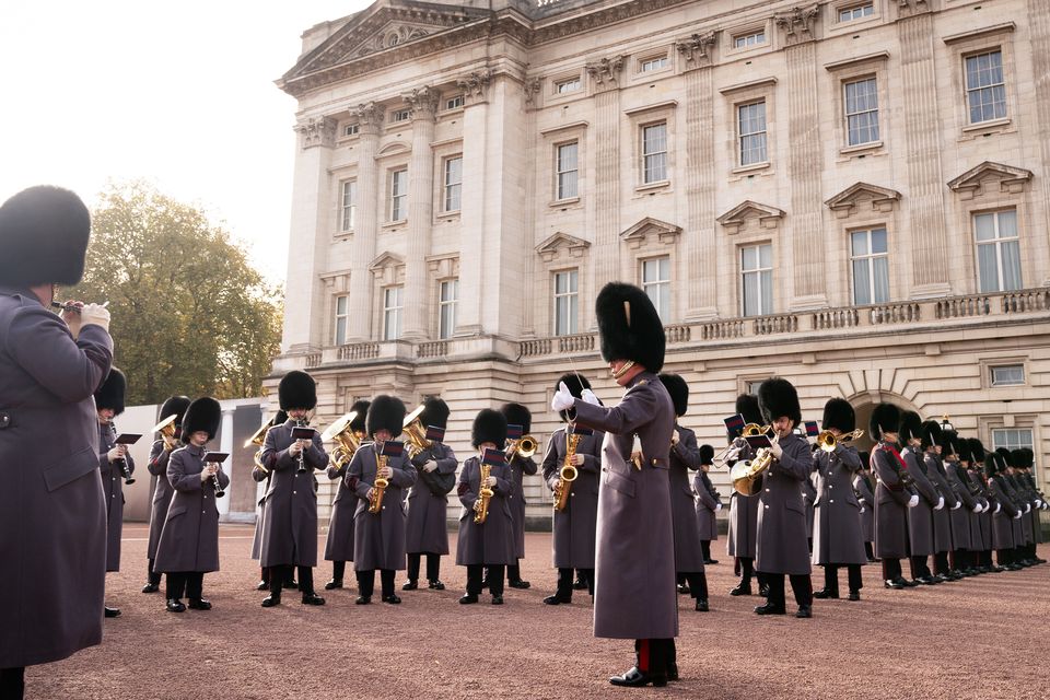 The band played a medley of hits from films and musicals (Aaron Chown/PA)