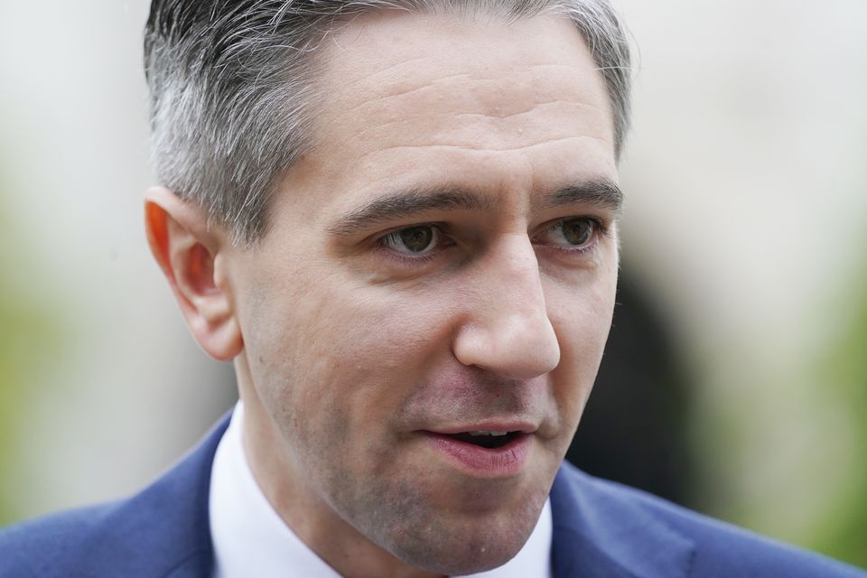 Taoiseach Simon Harris spoke with Michelle O’Neill on Sunday (Brian Lawless/PA)