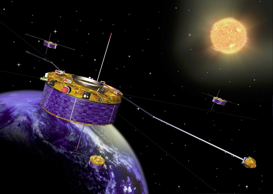 The Cluster mission comprises four satellites: Salsa, Rumba, Samba and Tango (ESA)