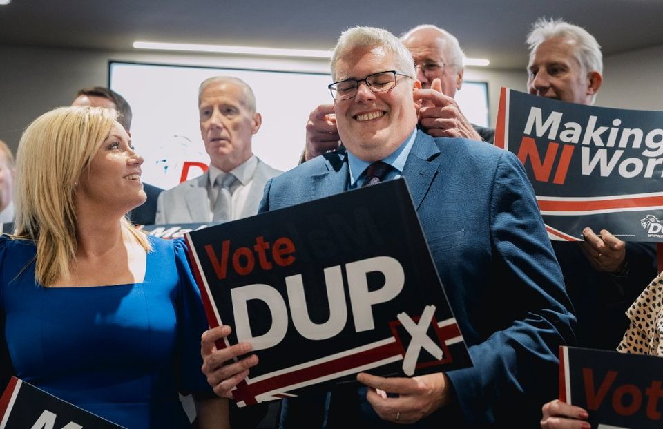 Gavin Robinson was ratified unanimously as leader of the DUP by the party's ruling executive in Lisburn. (Photo by Kevin Scott)