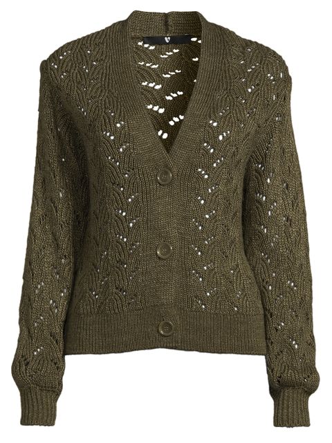 Pointelle Long Sleeve Cardigan, £22, Very