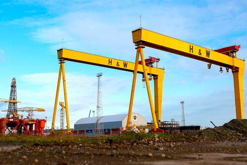 The chief executive of Belfast-based Harland and Wolff has quit as the shipyard seeks emergency lending to keep it afloat, according to reports
