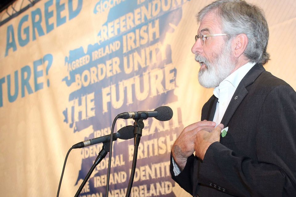 Gerry Adams is the president of Sinn Fein