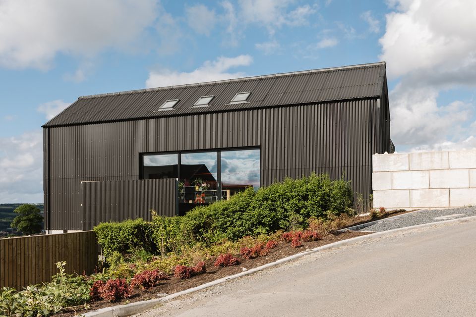 The Art House, which is situated high up in the hills overlooking Belfast, is the fourth home to take a place in the House Of The Year Final. Pic: BBC NI/Elyse Kennedy