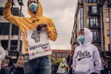 thumbnail: A black lives matter rally takes place at Custom House Square in Belfast on June 6th 2020 Photo by Kevin Scott for Belfast Telegraph)