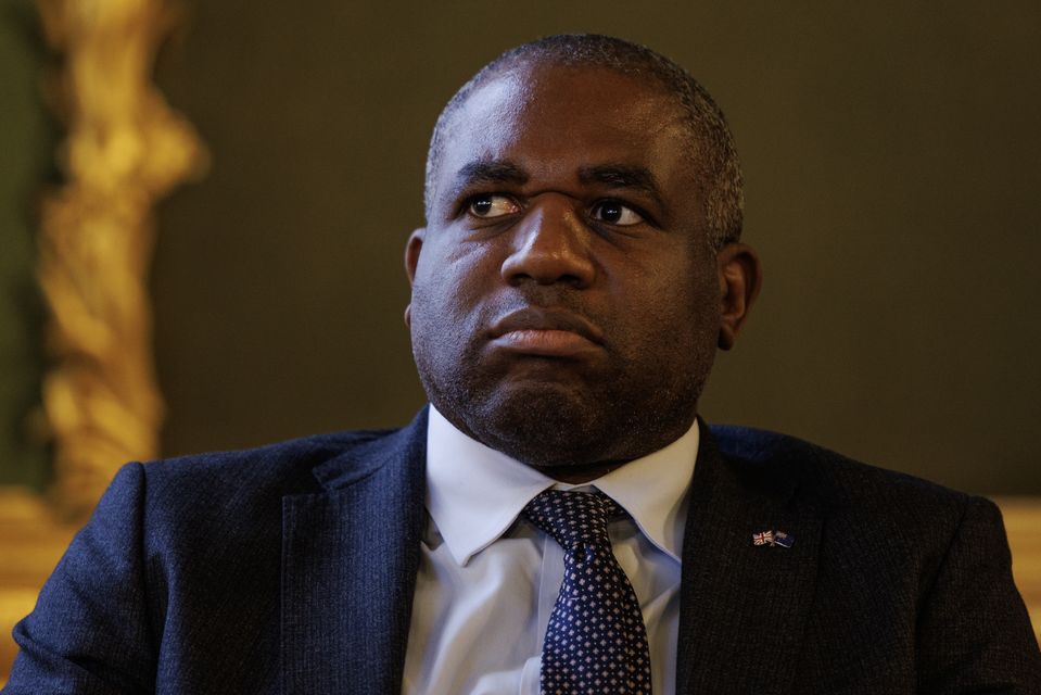 Foreign Secretary David Lammy said he stood with The Times (Dan Kitwood/PA)