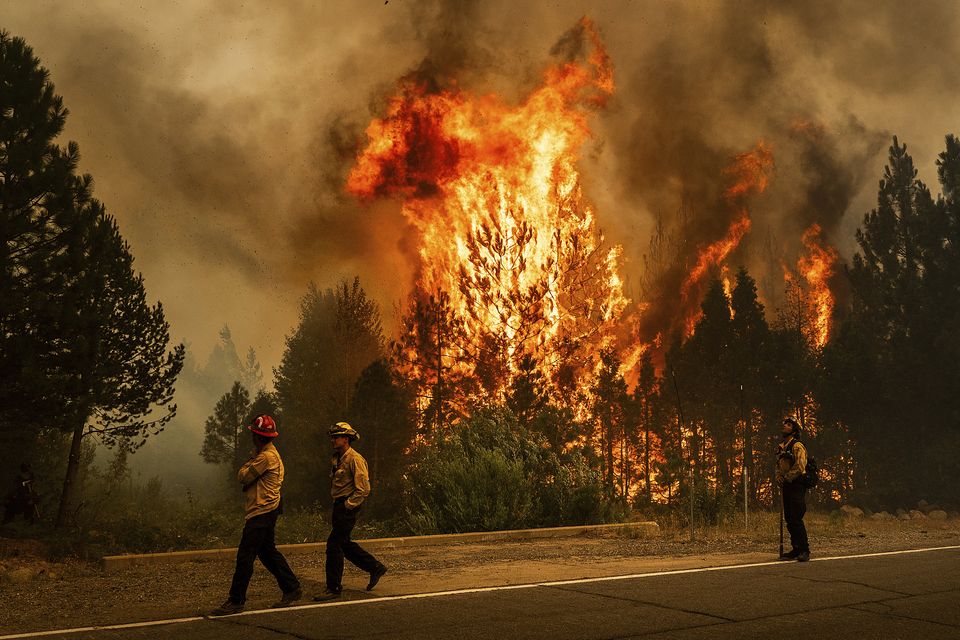 Fire chiefs said much hard work still remains to be done (AP)