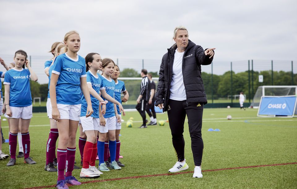 Oxtoby is involved in Chase coaching programmes, which help people from low-income backgrounds get into football coaching (Chase handout/PA)