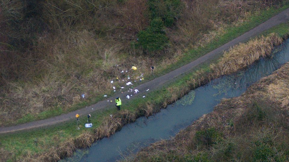 Police have cordoned off several entrances to the Shire Country Park (Jacob King/PA)