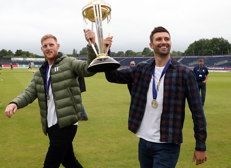 Mark Wood, right, has helped England win both limited-overs World Cups (Scott Heppell/PA)