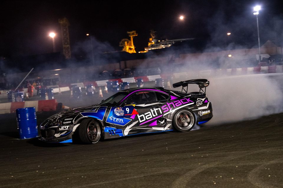 In pictures: Tyrone’s Kevin Quinn stuns at Belfast Red Bull car park ...