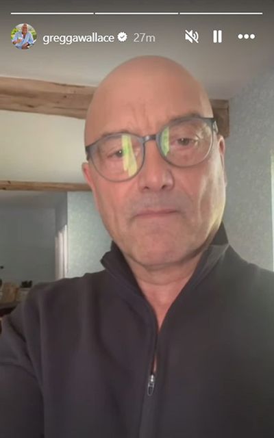 Gregg Wallace on his Instagram account (PA)