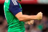 thumbnail: Northern Ireland's Conor Washington celebrates after scoring the team's second goal against Belarus during an international friendly football match between Northern Ireland and Belarus at Windsor Park in Belfast, Northern Ireland, on May 27, 2016. / AFP PHOTO / PAUL FAITHPAUL FAITH/AFP/Getty Images