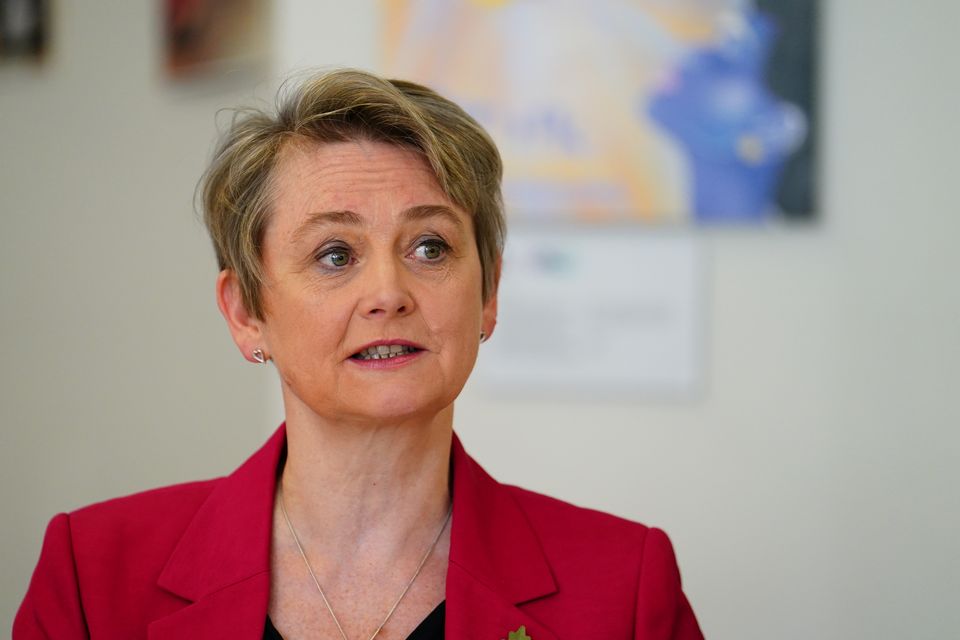 Home Secretary Yvette Cooper was setting out her plans on Tuesday (Jordan Pettitt/PA)