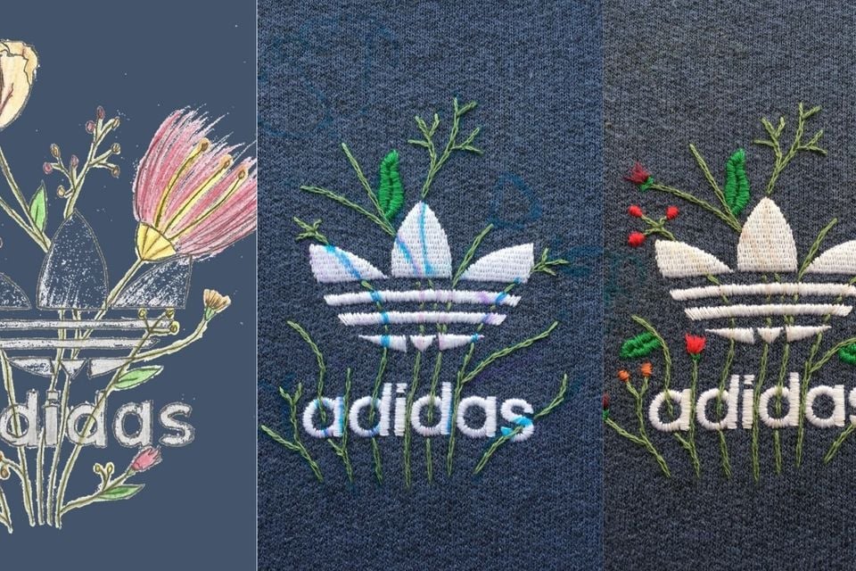 Logo shop adidas floral