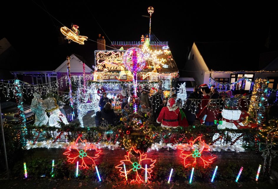 The couple’s home in Romford (Jonathan Brady/PA)