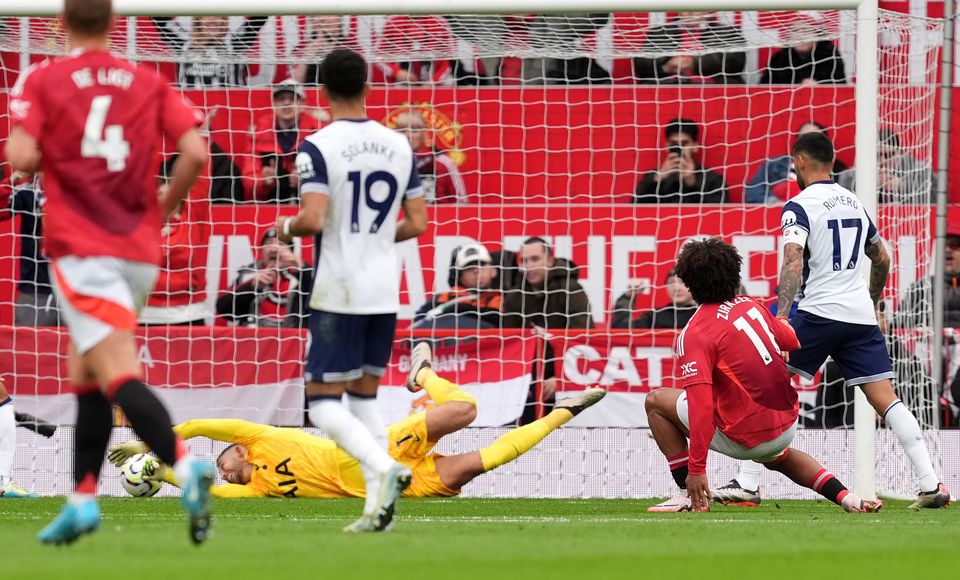 United’s forwards have struggled to find the net (Martin Rickett/PA)