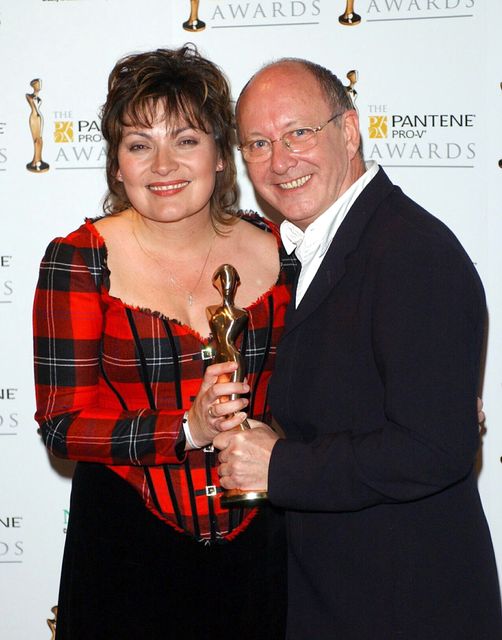 TV presenter Lorraine Kelly with hairdresser Trevor Sorbie in 2002 (Myung Jung Kim/PA)