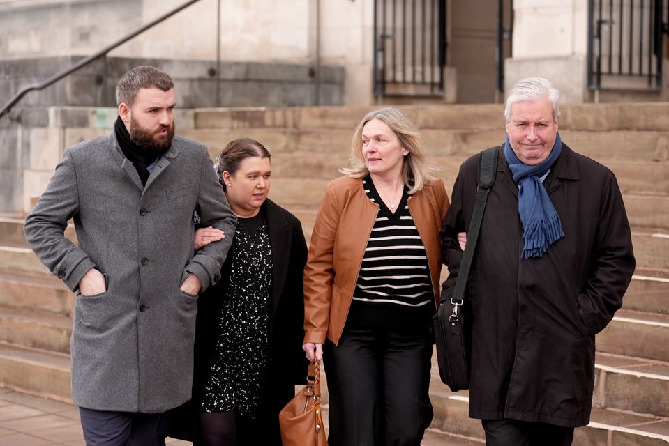 Maddy’s family attended Chesterfield Coroners’ Court on Monday (Joe Giddens/PA)