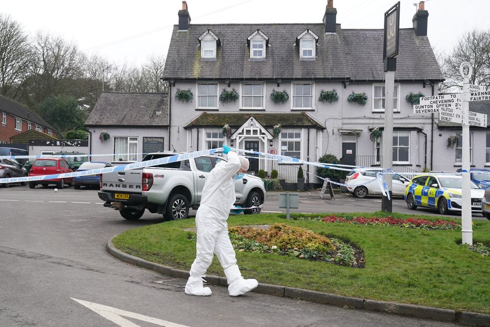 Woman aged in her 40s died at the scene on Friday night (Gareth Fuller/PA)