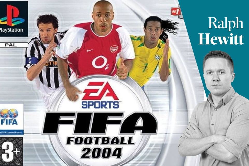 Fifa Football 2004 cover stars Alessandro Del Piero, Thierry Henry and Ronaldinho